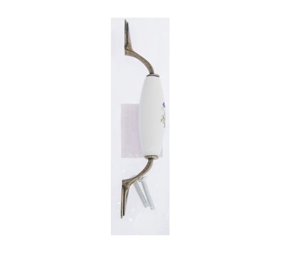 Ручка скоба ТУНДРА Ceramics 013 LIGHT, 96 мм, керамическая, цвет бронза 4676284