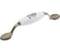 Ручка скоба ТУНДРА Ceramics 013 LIGHT, 96 мм, керамическая, цвет бронза 4676284 1