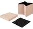 Складной мягкий пуфик My Interno бежевый MY-211108-BEIGE 1