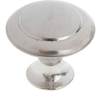 Ручка кнопка ТУНДРА d=23 мм, цвет матовый никель 3556672