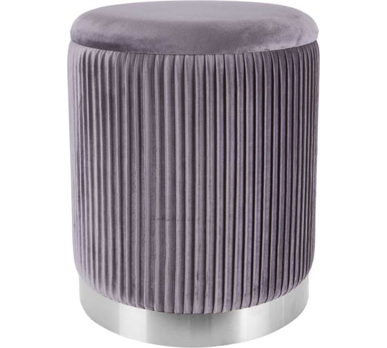 Пуфик My Interno Geneva Small серый-серебро MY19A205S(small) 1
