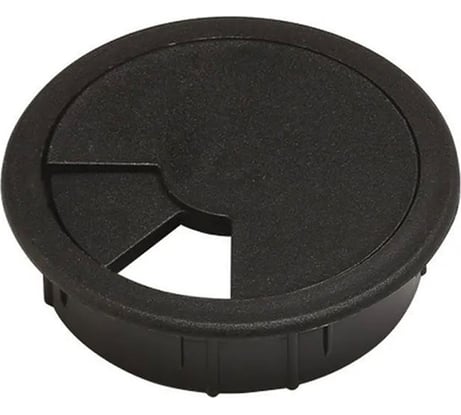 Заглушка Кабель-канала Mebax D 60мм черный 00-00002679