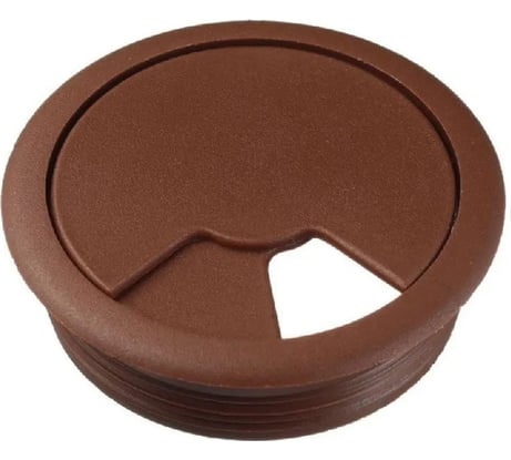 Заглушка Кабель-канала Mebax D 60мм коричневый 00-00002677