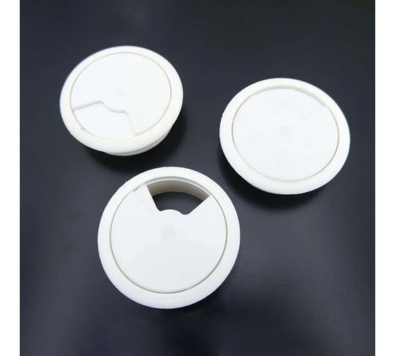 Заглушка Кабель-канала Mebax D 60мм белый 00-00002662