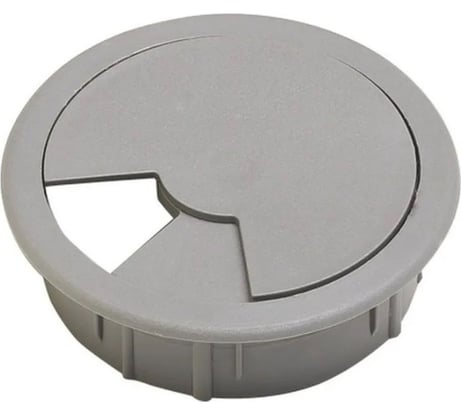 Заглушка Кабель-канала Mebax D 60мм серый 00-00002678