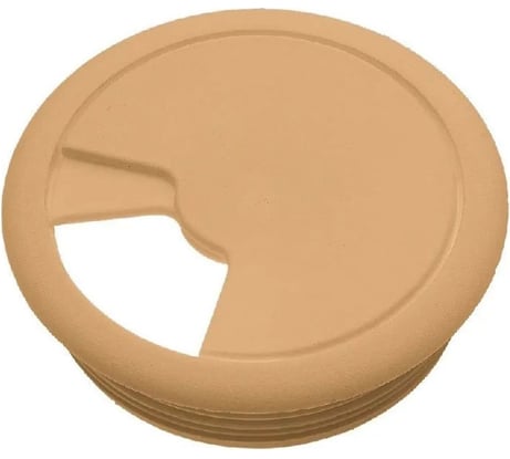 Заглушка Кабель-канала Mebax D 60мм бежевый 00-00002676