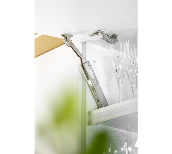 Подъемный механизм GTV minilift light без доводчика, для фасада 2-3 кг, хром PD-MINILIFTNEW-LIGHT