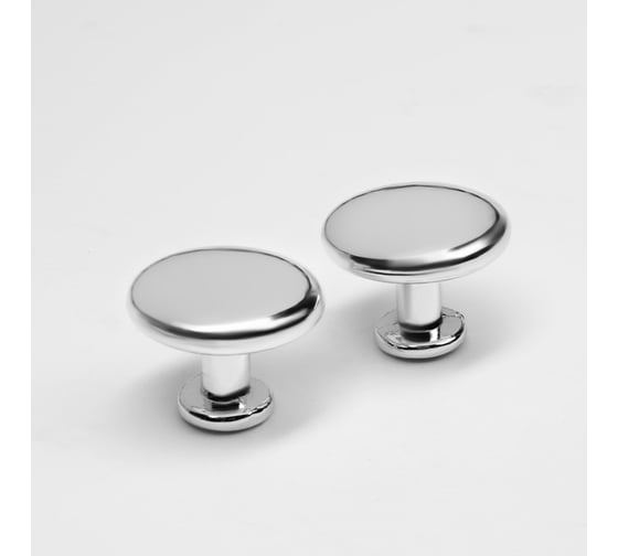 Ручка кнопка ТУНДРА LIGHT PK036CP (MD112CP), хром 4647204