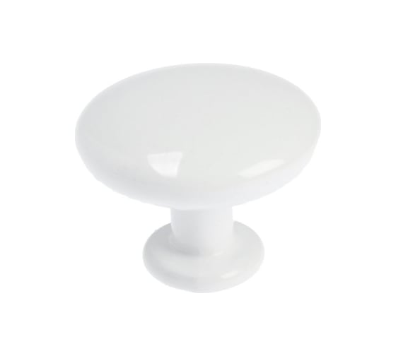 Ручка кнопка ТУНДРА LIGHT PK036WH, белая 4647203