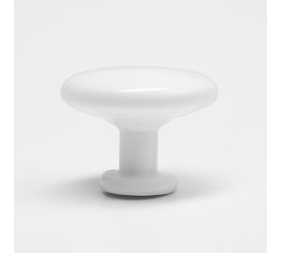 Ручка кнопка ТУНДРА LIGHT PK036WH, белая 4647203