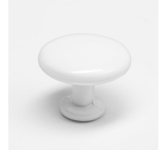 Ручка кнопка ТУНДРА LIGHT PK036WH, белая 4647203