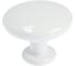 Ручка кнопка ТУНДРА LIGHT PK036WH, белая 4647203 1