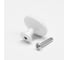 Ручка кнопка ТУНДРА LIGHT PK036WH, белая 4647203 8
