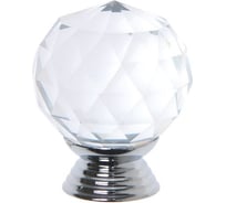 Ручка кнопка ТУНДРА ST001, d=30 мм, цвет хром 3609954