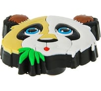 Ручка кнопка ТУНДРА детская KID 001, "Панда", резиновая 2602927