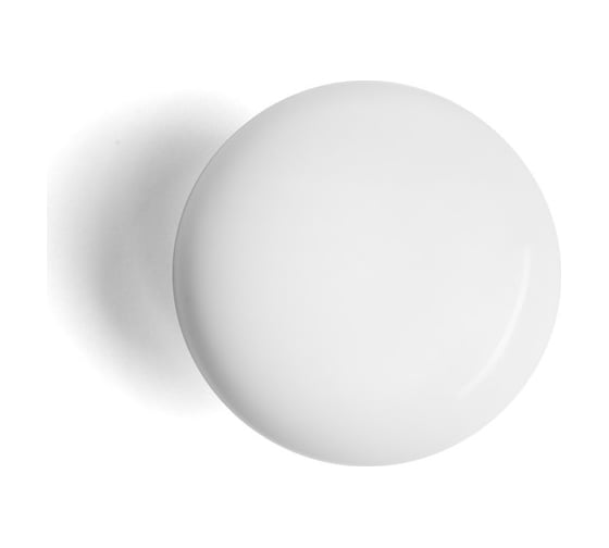 Ручка-кнопка ТУНДРА BOWL Ceramics 002, керамическая, белая 2772153