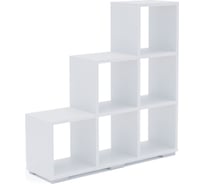 Стильный стеллаж МК Мама с-1, белый 100421