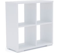 Стильный стеллаж МК Мама с-3, белый 100933