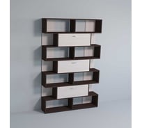 Удобный стеллаж МК Мама ус-4 темный/светлый 101483