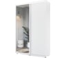Шкаф-купе МК Мама удачный 160x60, белый с зеркалом 101727