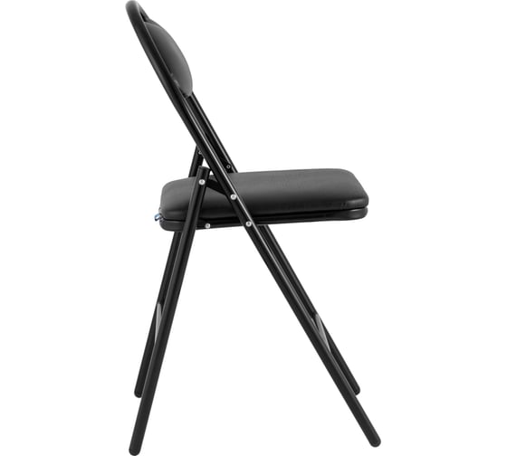 Стул для кухни складной hagen экокожа черный каркас черный Стул Груп md-hagen-black