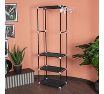 Напольная вешалка для одежды HELEX Home черная W-03-1