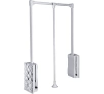 Пантограф GTV 83/115 стальной, полностью белый, в модуль 875-1200 мм PG-ST83115-10A