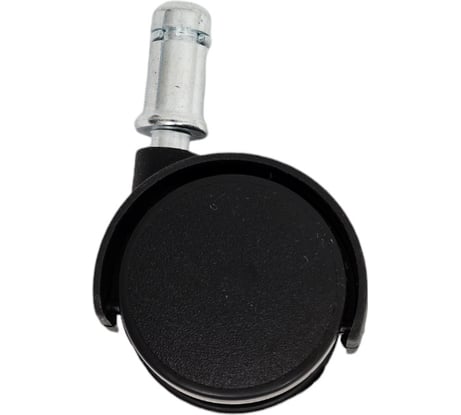 Мебельное колесо Tech-Krep поворотное, пластик, черный, штифт М11, D40, б/т - пакет 152339