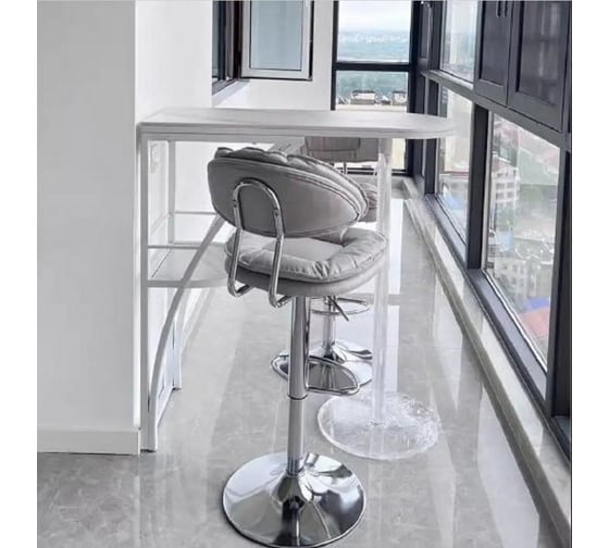 Барный стул Homium Perfect светло-серый barstool01LGrey