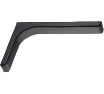 Полкодержатель GTV L- 240 мм, черный 2 шт WB-WS-24-020