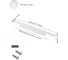 Алюминиевая мебельная ручка GTV LIND 320/396 хром UA-LIND-320-396-01 2