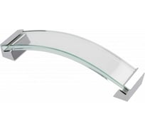 Ручка GTV стеклянная прозрачная ROSES UZ-R160PR, хром UZ-R160PR-01
