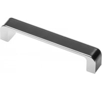 Ручка GTV MONA L-128мм, хром-черная UZ-MONA-128-01-20