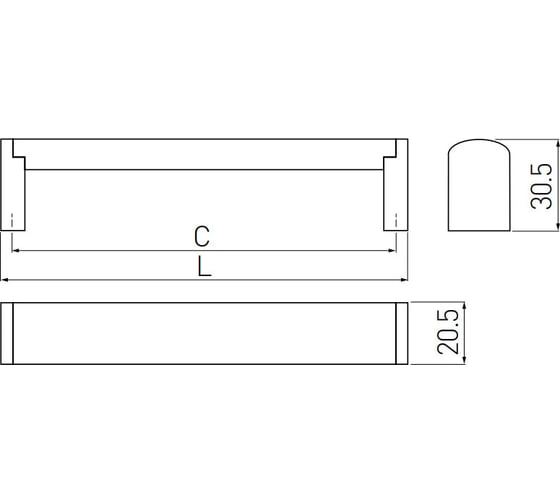 Ручка GTV UZ 682-192 инокс UZ-682192-06