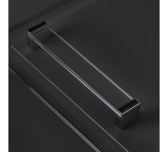 Ручка GTV акриловая прозрачная OLIVA UZ-O160PR, хром UZ-O160PR-01