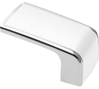 Ручка GTV MONZA 16 мм, хром-белая UZ-MONZA16-10