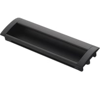 Алюминиевая мебельная ручка GTV UA-OO-326/128 черный матовый UA-00-326128-20M