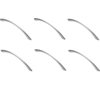 Ручка GTV UZ 06-128 матовый хром, комплект 6 шт UZ-06-128-05-K