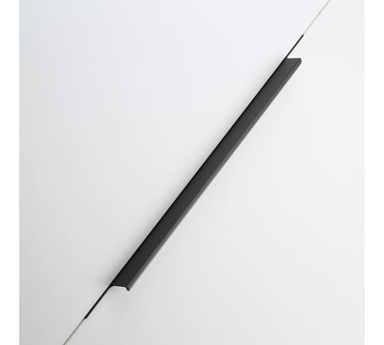 Алюминиевая мебельная ручка GTV LIND 224/496 черный матовый UA-LIND-224-496-20M