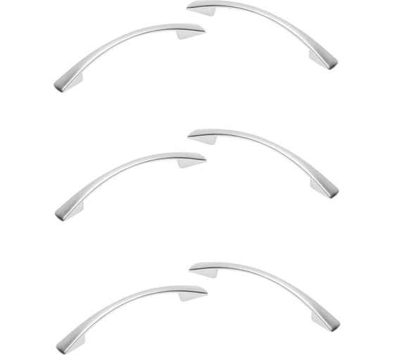 Ручка GTV UZ Z10-96 матовый хром, комплект 6 шт UZ-Z10096-05-K