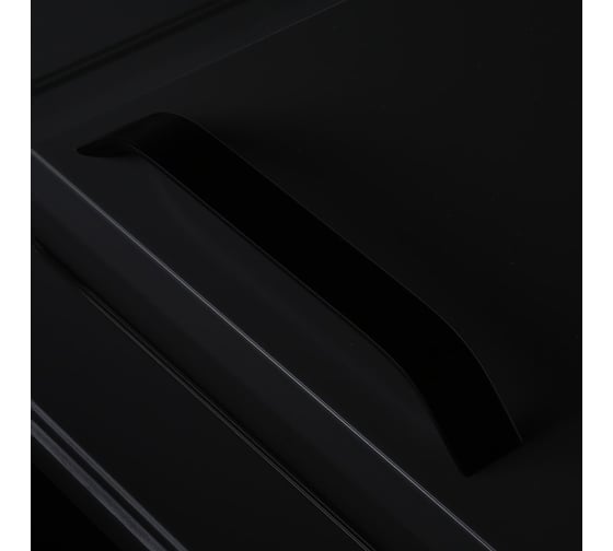 Алюминиевая мебельная ручка GTV UA-OO-337/224 черный матовый UA-00-337224-20M