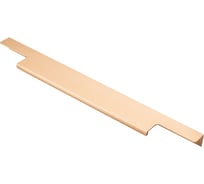 Алюминиевая мебельная ручка GTV LIND 256/296 брашированное золото UA-LIND-256-296-18