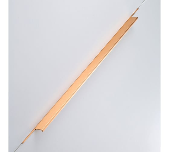 Алюминиевая мебельная ручка GTV LIND 352/796 брашированное золото UA-LIND-352-796-18
