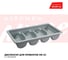 Диспенсер для столовых приборов Kitchen Muse 4 отделения jw-4c 168475 2