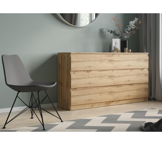 Комод Woodville рунтроп т-6 дуб вотан 507439