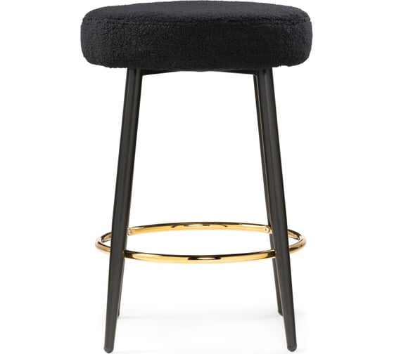 Барный стул Woodville plato black fabric 15420
