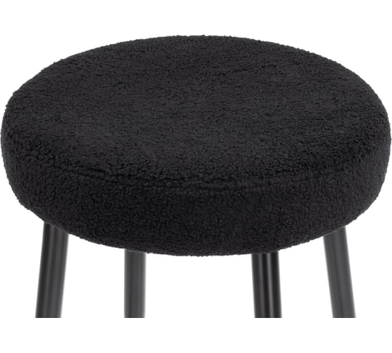 Барный стул Woodville plato black fabric 15420