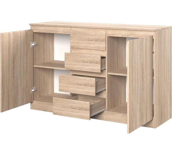 Комод Woodville рунтроп т-4 дуб сонома 523245