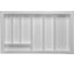 Лоток для столовых приборов NAVAKO trendy 900 white 10359 3