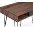 Письменный стол Woodville хиргра 120x60x77 дуб табачный / графит / черный 553803 6